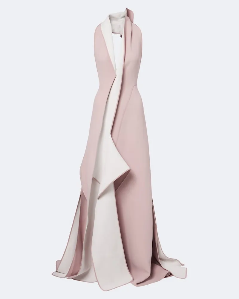 Maticevski Robe Allude aus Jersey Rosa
