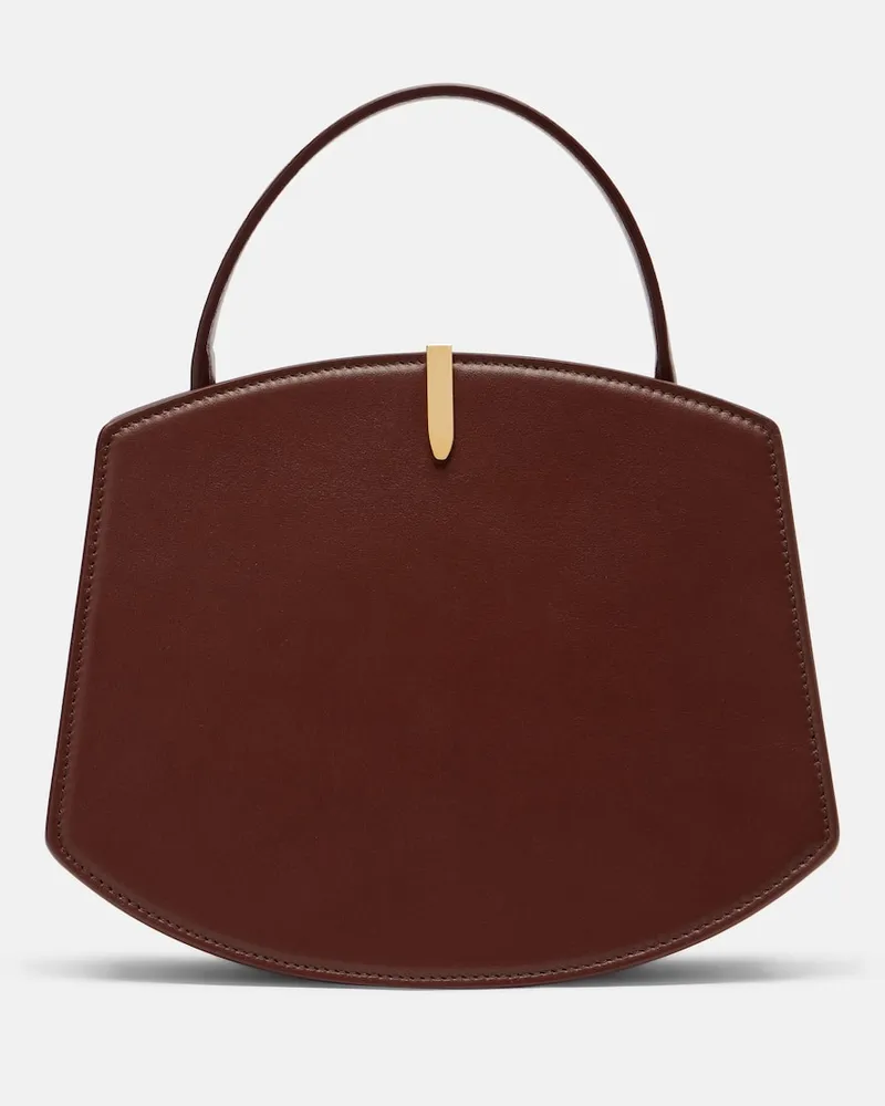 SAVETTE Tote Bag Florence 20 aus Leder Braun