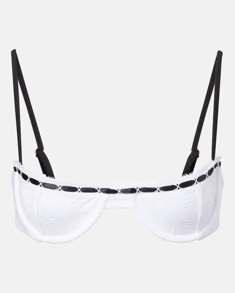 SAME Bikini-Oberteil Weiß