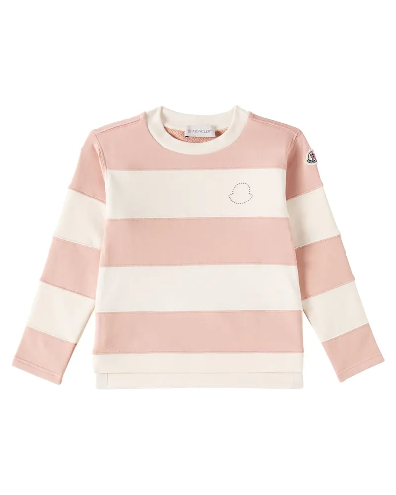 Moncler Sweatshirt aus Baumwolle Pink