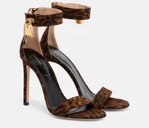 Sandalen 105 aus Veloursleder