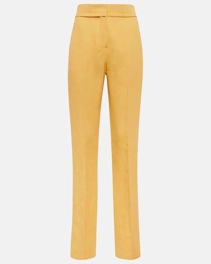 Jacquemus Hose Le Pantalon Tibau Gelb