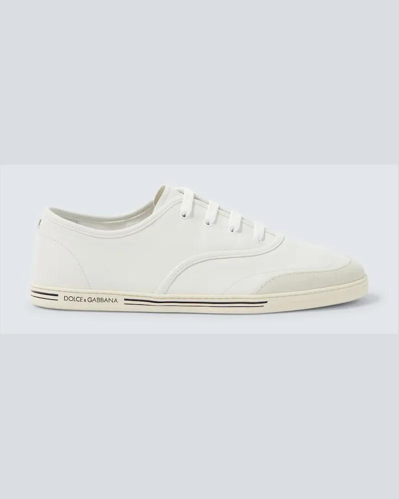 Dolce & Gabbana Sneakers Saint Tropez aus Leder Weiß