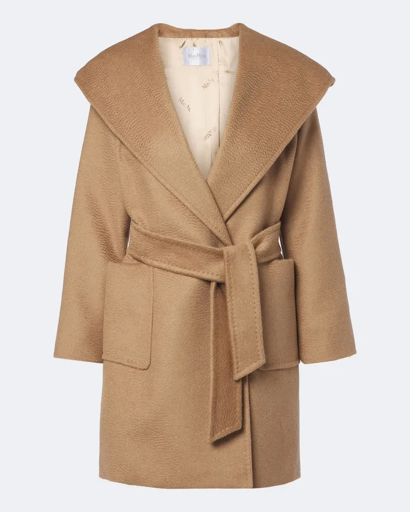 Max Mara Mantel aus Kamelhaar Beige