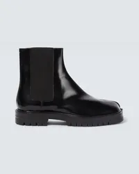 Maison Margiela Chelsea Boots Tabi aus Leder Schwarz