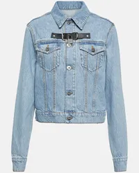 J.W.Anderson Verzierte Jeansjacke Blau