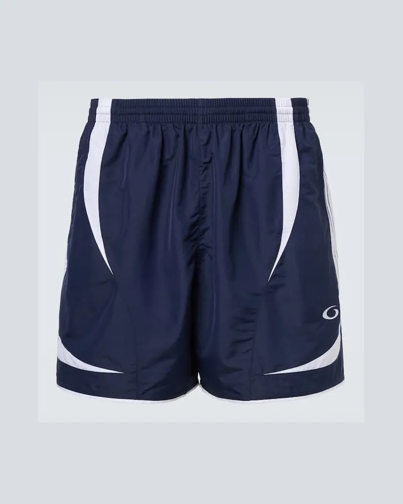 Balenciaga Badeshorts Blau