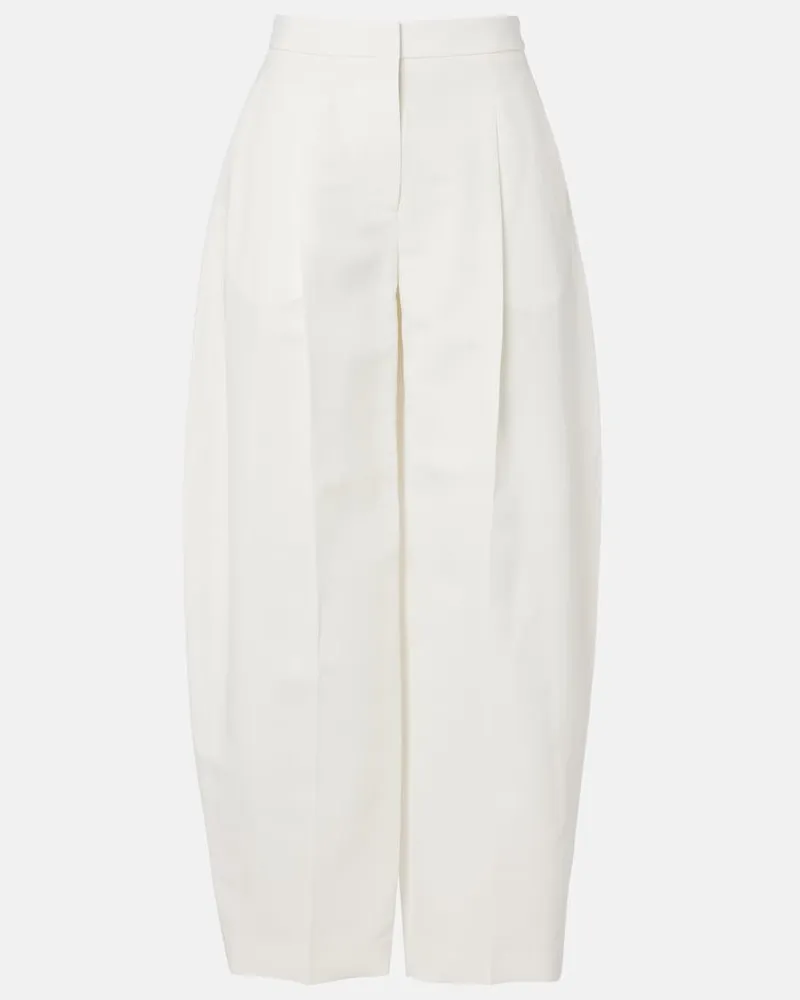 Alaïa Alaïa Wide Jeans Weiß