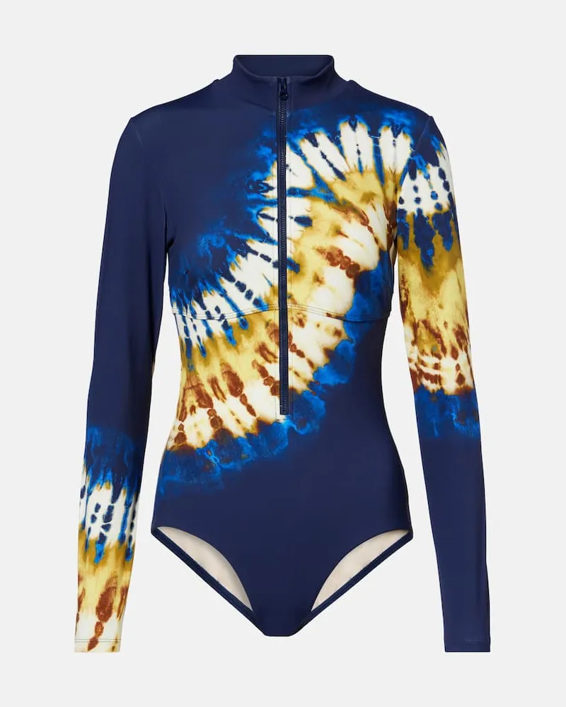 ALEMAIS Alémais Bedruckter Rashguard Martine Blau