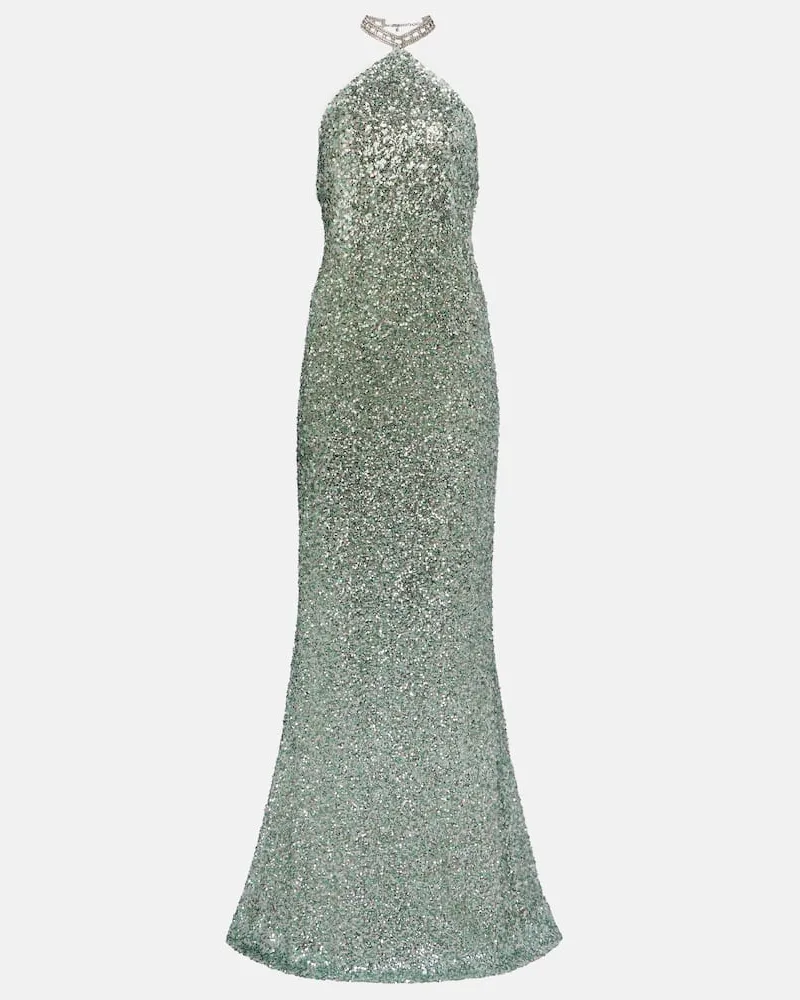 Taller Marmo Robe Poseidon mit Pailletten Silber