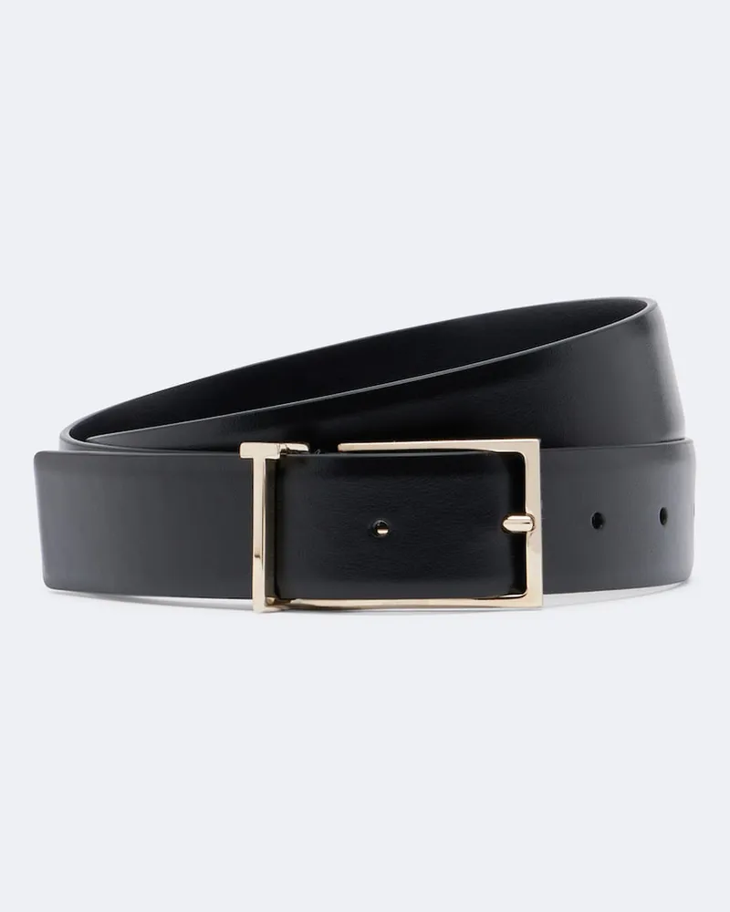 Tom Ford Gürtel T Loop aus Leder Schwarz