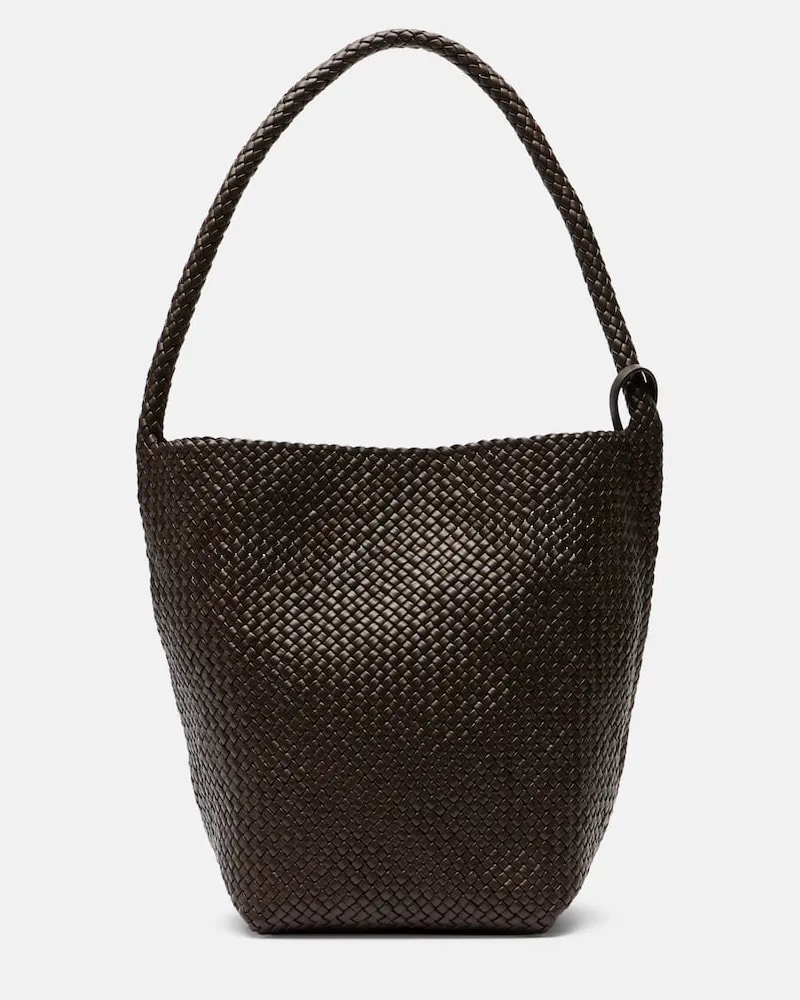 The Row Schultertasche N/S Park Medium aus Leder Braun