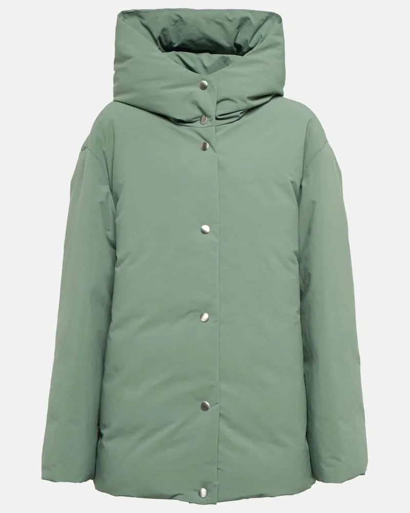 Jil Sander Daunenjacke Grã¼n