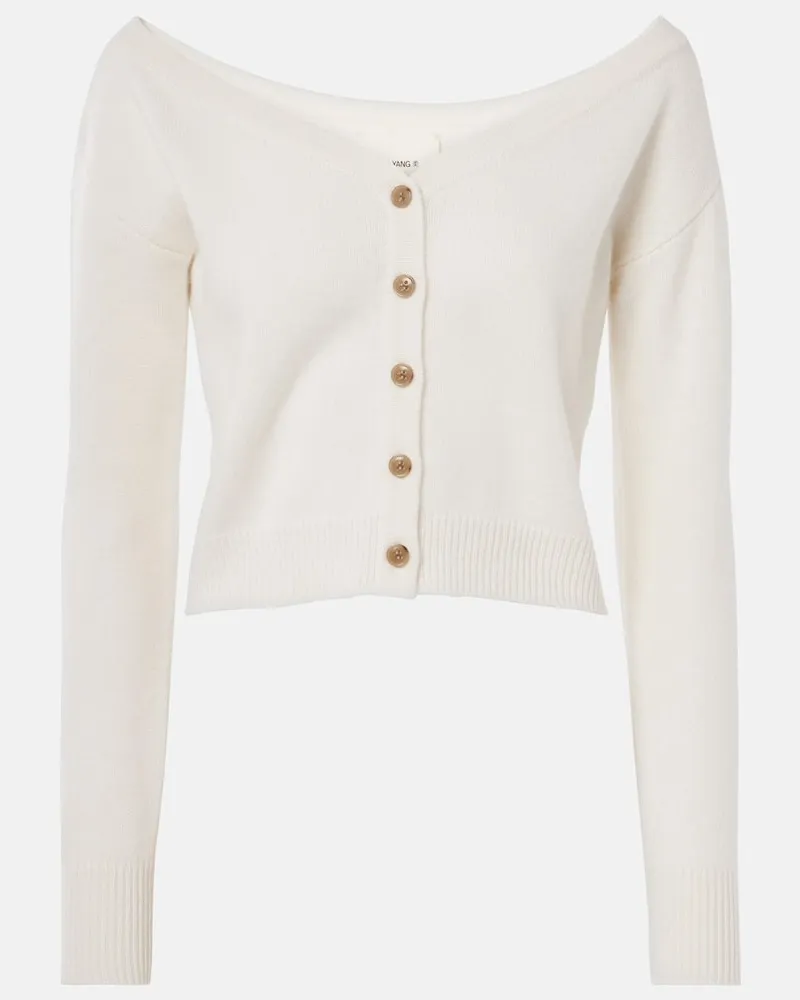 Lisa Yang Cardigan Zaya aus Kaschmir Gelb