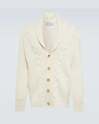 Gabriela Hearst Cardigan Rivera aus Kaschmir Weiss