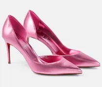 Metallic Pumps Iriza 85 aus Leder
