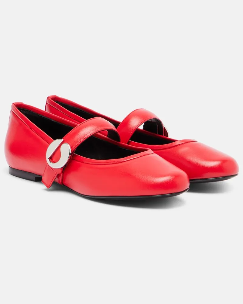 COPERNI Mary-Jane-Ballerinas aus Leder Rot