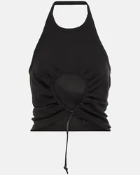 Alaïa Alaia Top aus Baumwolle Schwarz