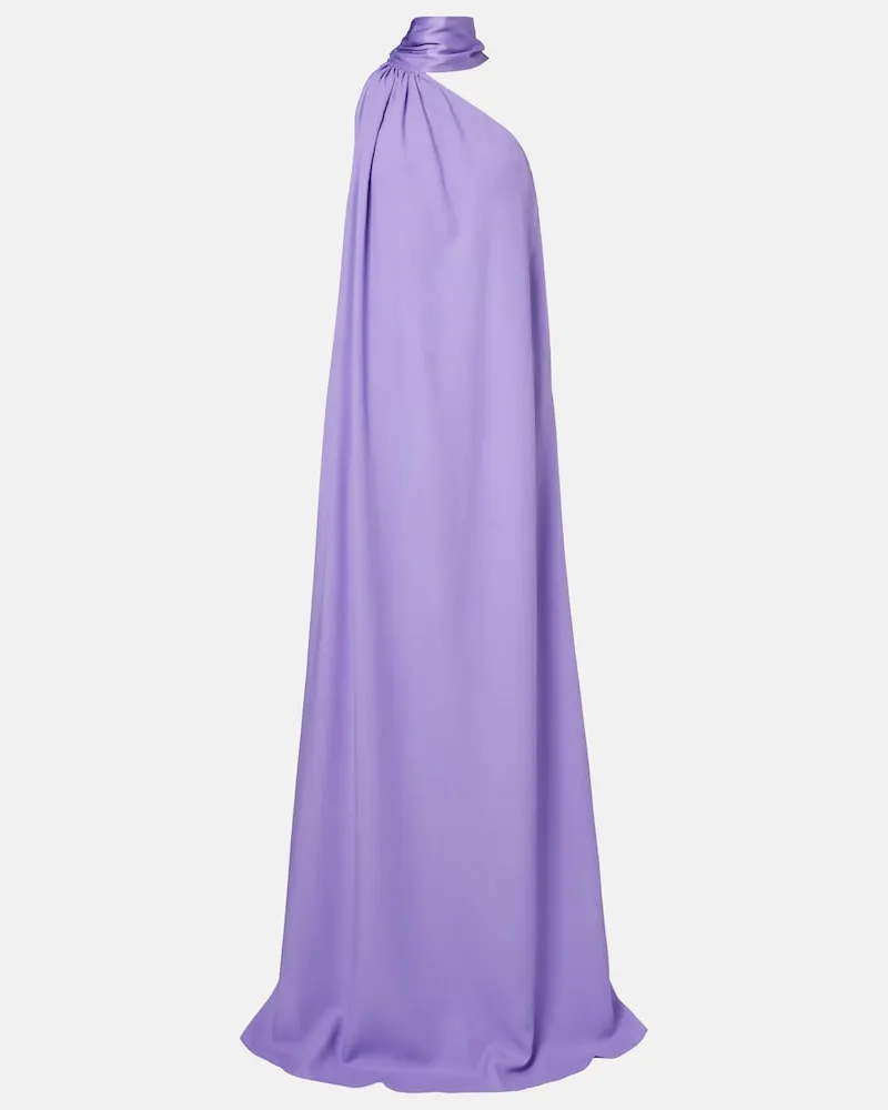 Taller Marmo Robe Astor aus Crêpe Violett