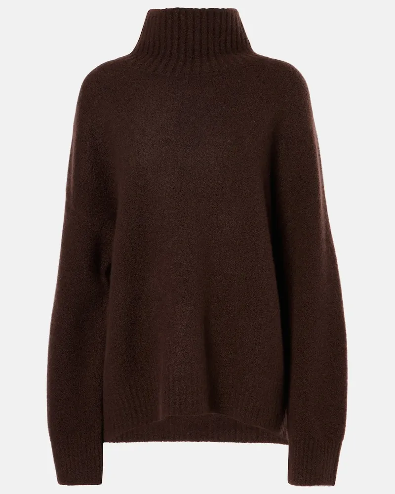 Lisa Yang Pullover Elwinn aus einem Kaschmirgemisch Braun