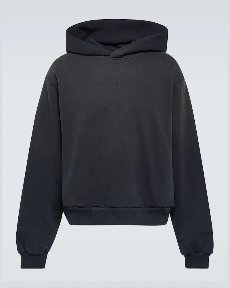 Acne Studios Hoodie aus einem Baumwollgemisch Schwarz