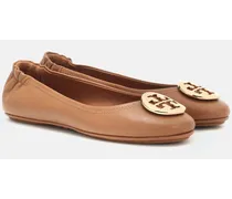 Ballerinas Minnie aus Leder