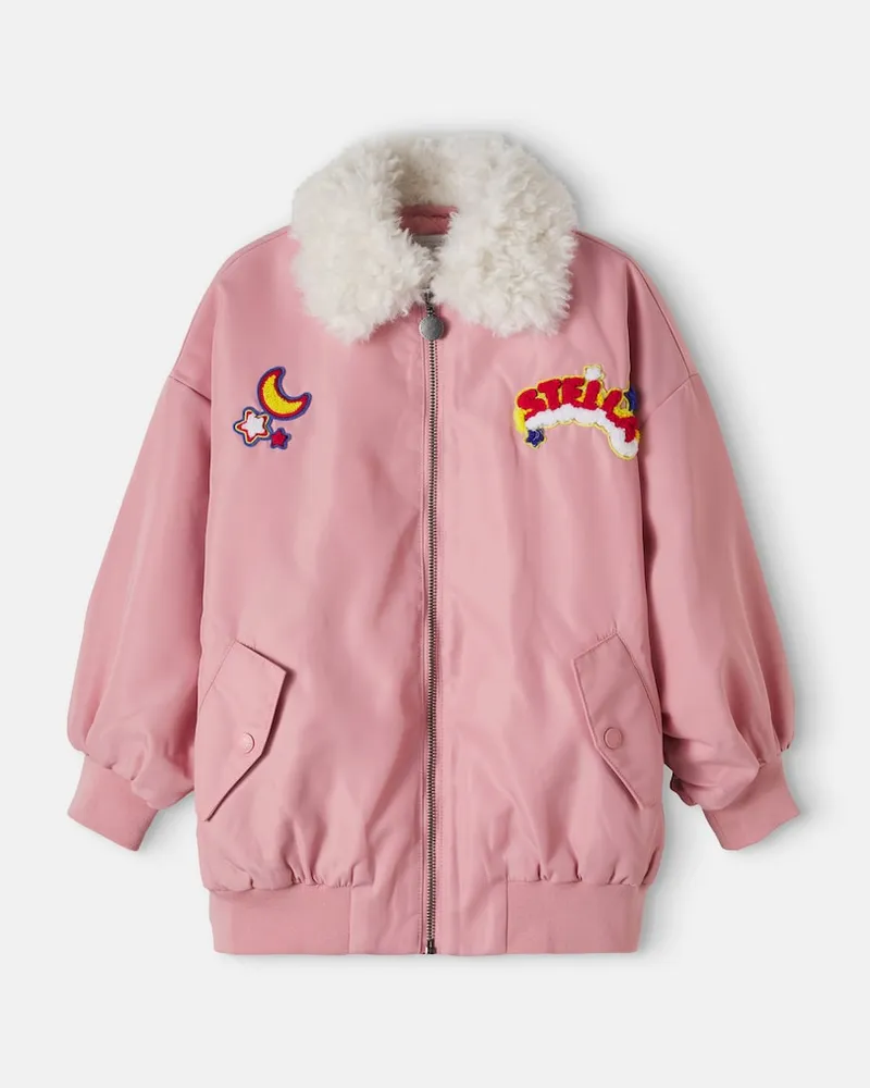 Stella McCartney Kids Verzierte Jacke Rosa
