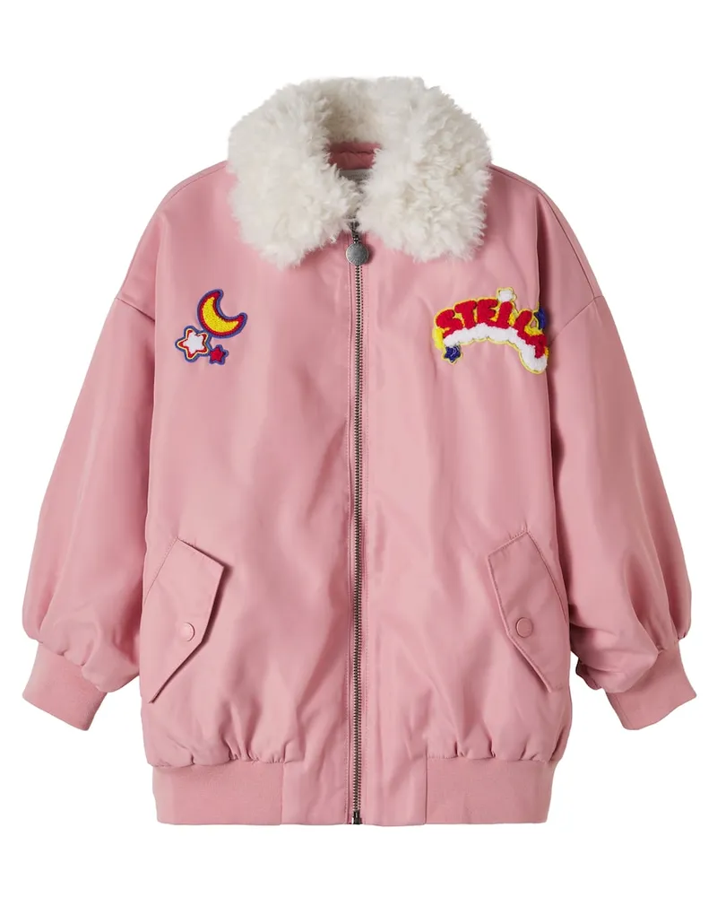 Stella McCartney Kids Verzierte Jacke Rosa