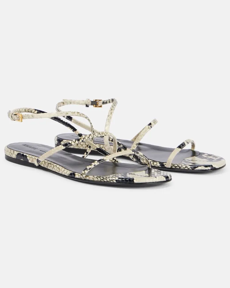 KHAITE Sandalen Loop aus Leder Multicolor