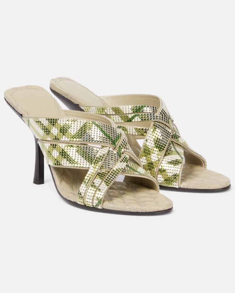 Burberry Pantoletten Cabana 90 Burberry Check Multicolor