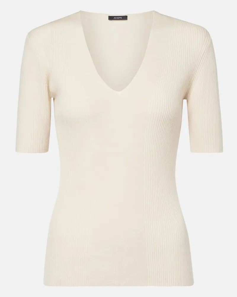 Joseph Top aus Wolle Beige