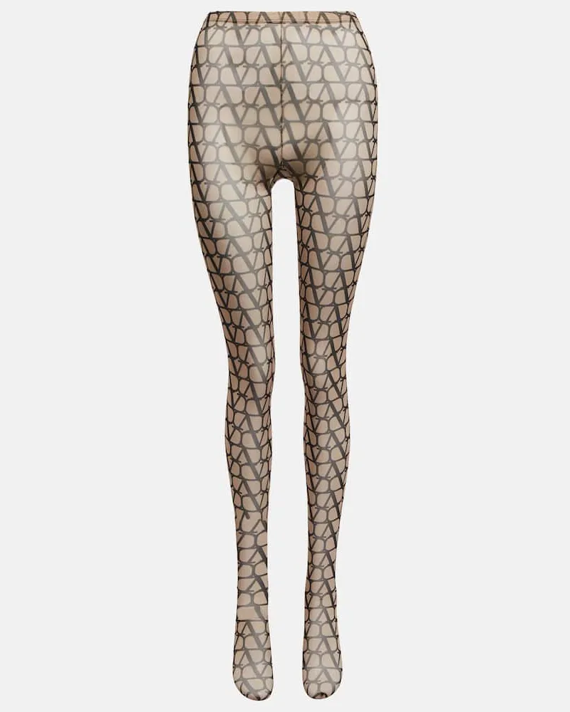 Valentino Garavani Strumpfhose Toile Iconographe Multicolor