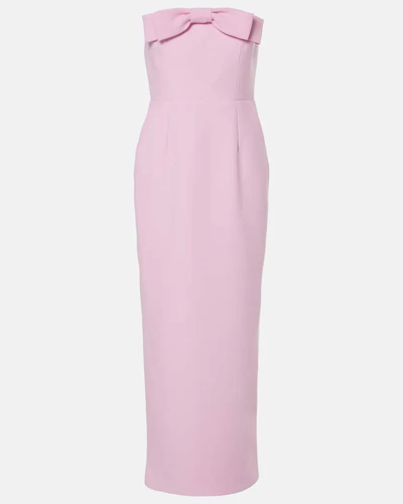 The New Arrivals Ilkyaz Ozel Robe aus Crepe Pink