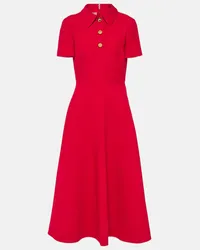 Valentino Garavani Midikleid aus Crepe Couture Rot