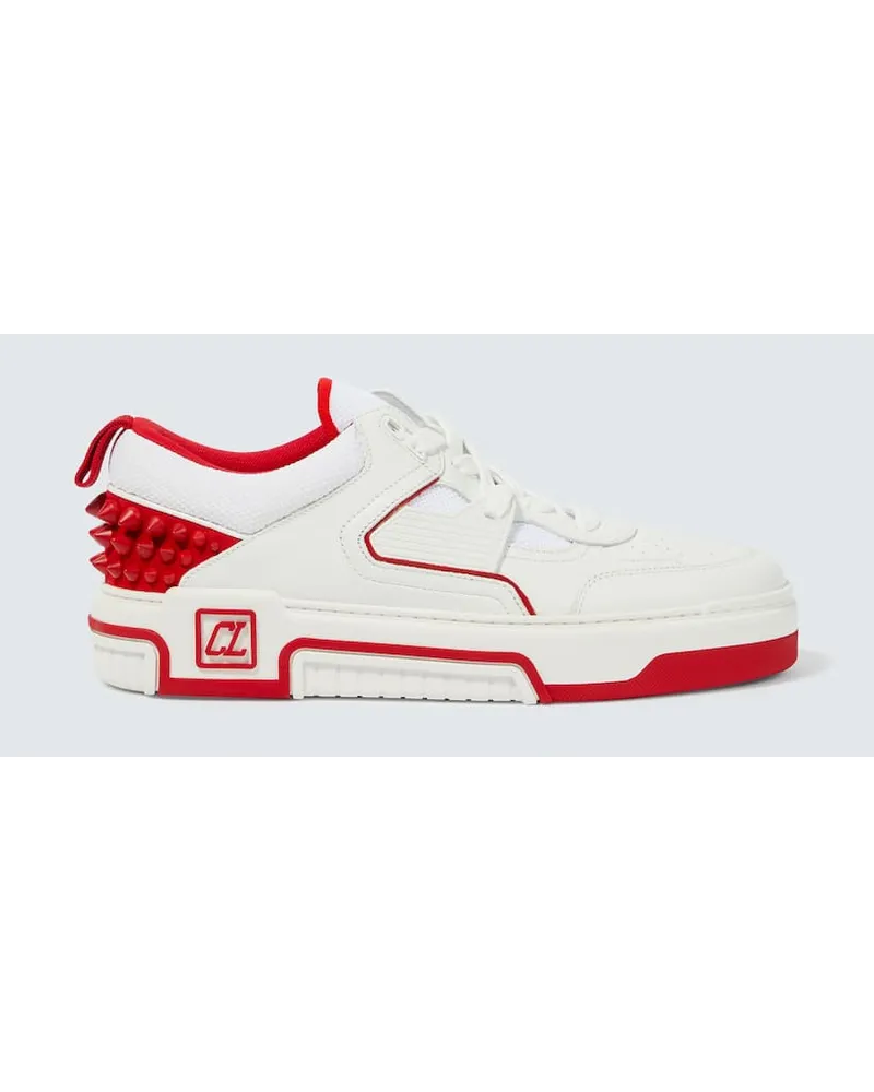 Christian Louboutin Verzierte Sneakers Astroloubi aus Leder Multicolor