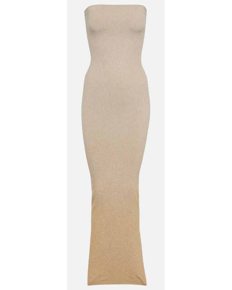 Wolford Maxikleid Fading Shine Gold