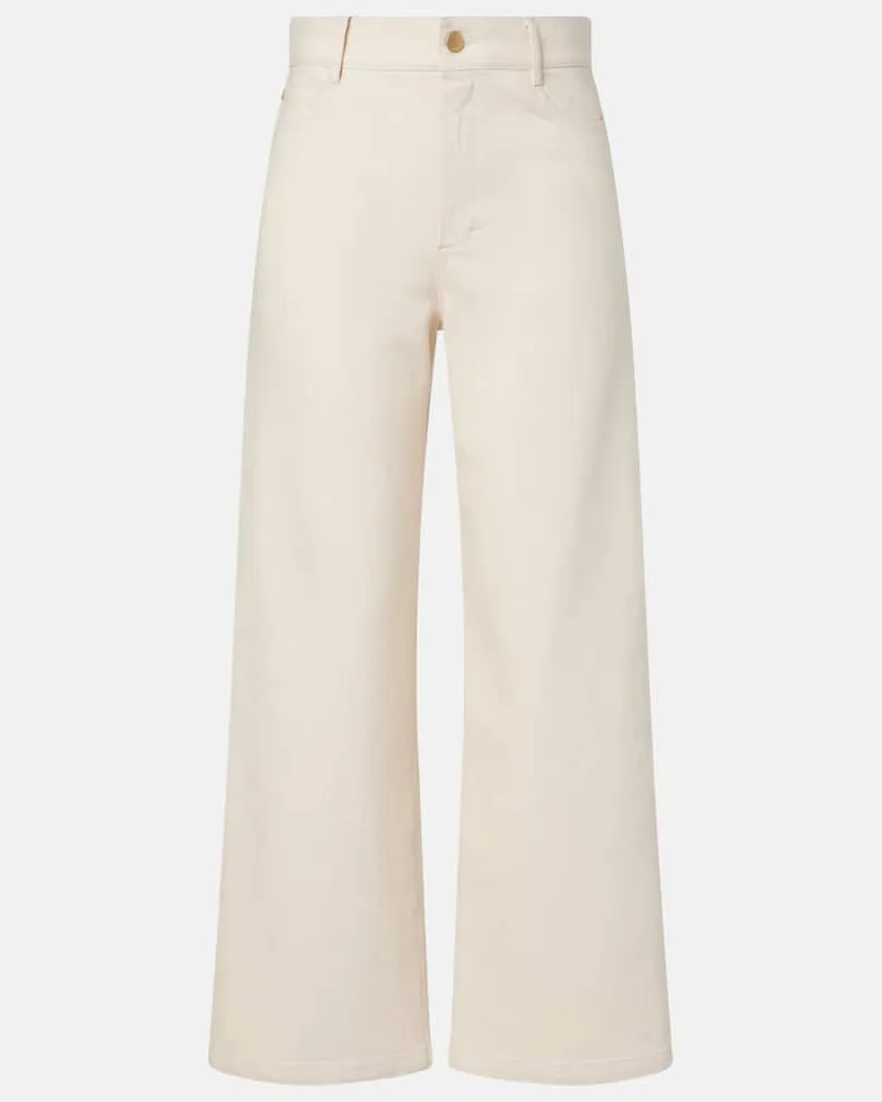 Max Mara Wide-Leg Jeans Zarina Weiß