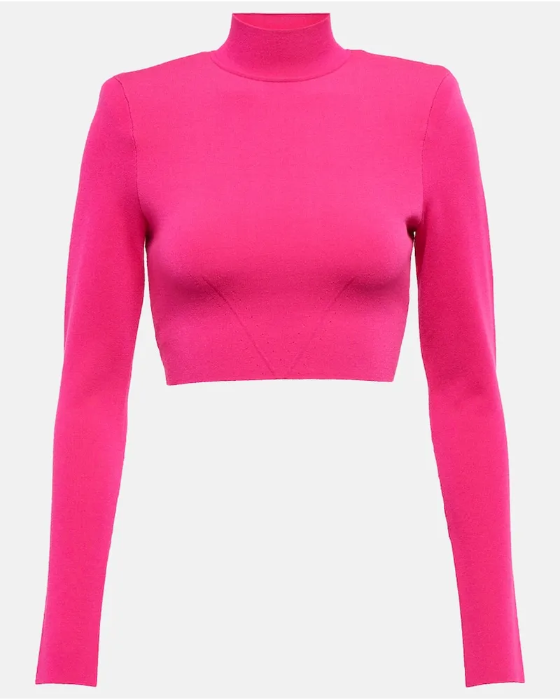 Roland Mouret Cropped-Top Pink