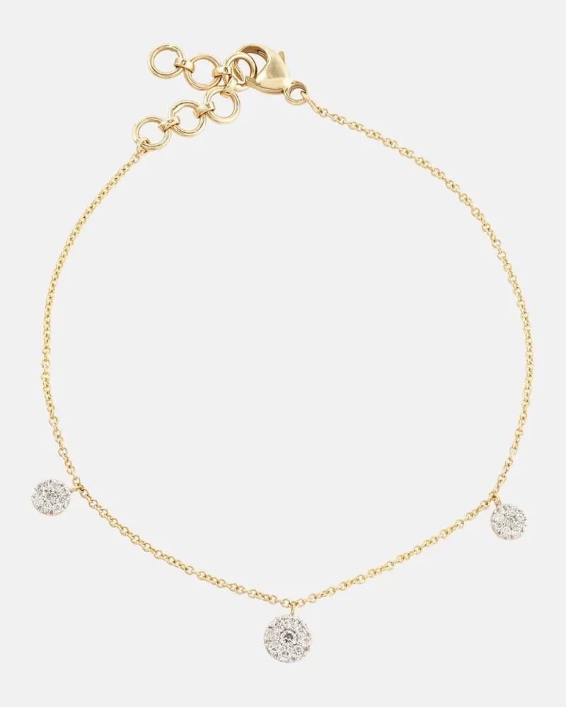 Stone & Strand Armband Disco aus 10kt Gelbgold mit Diamanten Gold