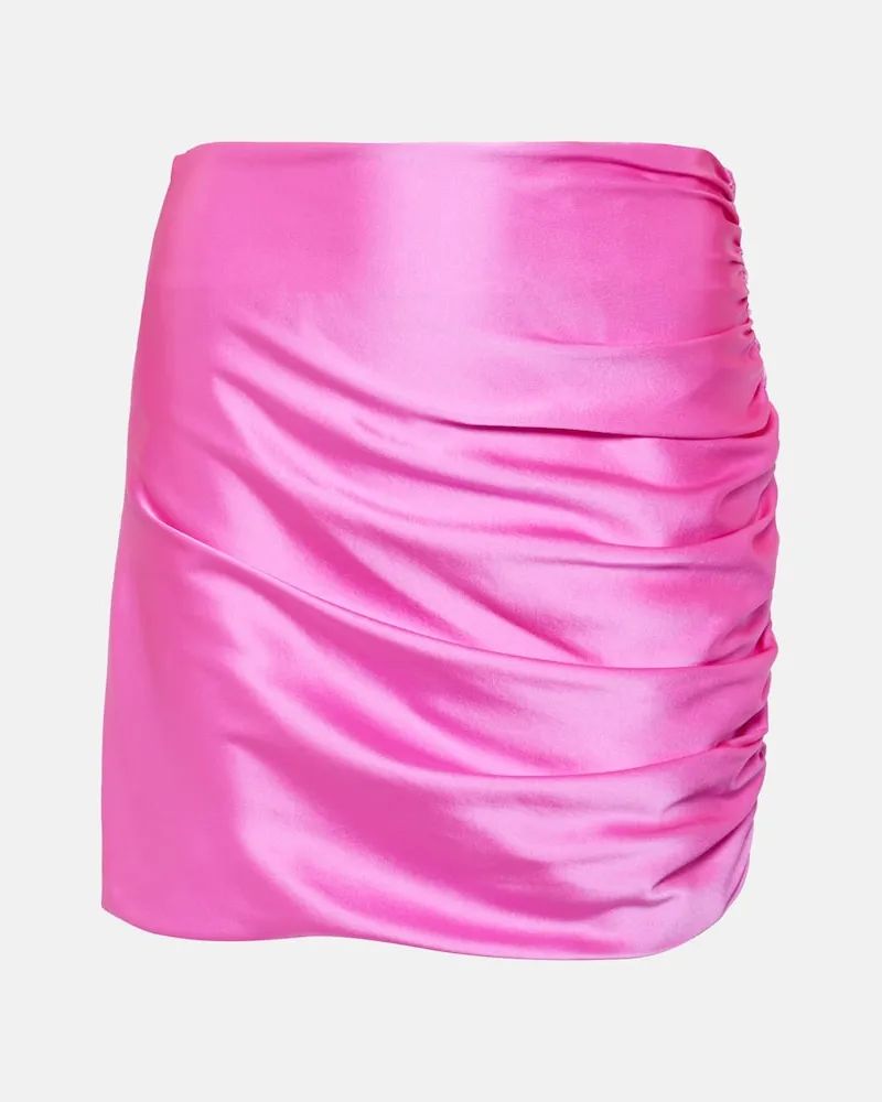 The Sei Minirock aus Seide Rosa