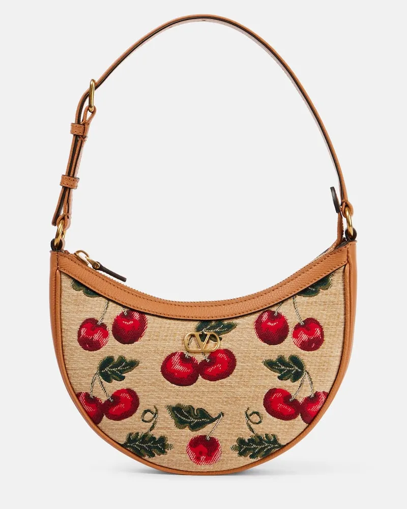 Valentino Garavani Schultertasche Cherryfic VLogo Mini Multicolor