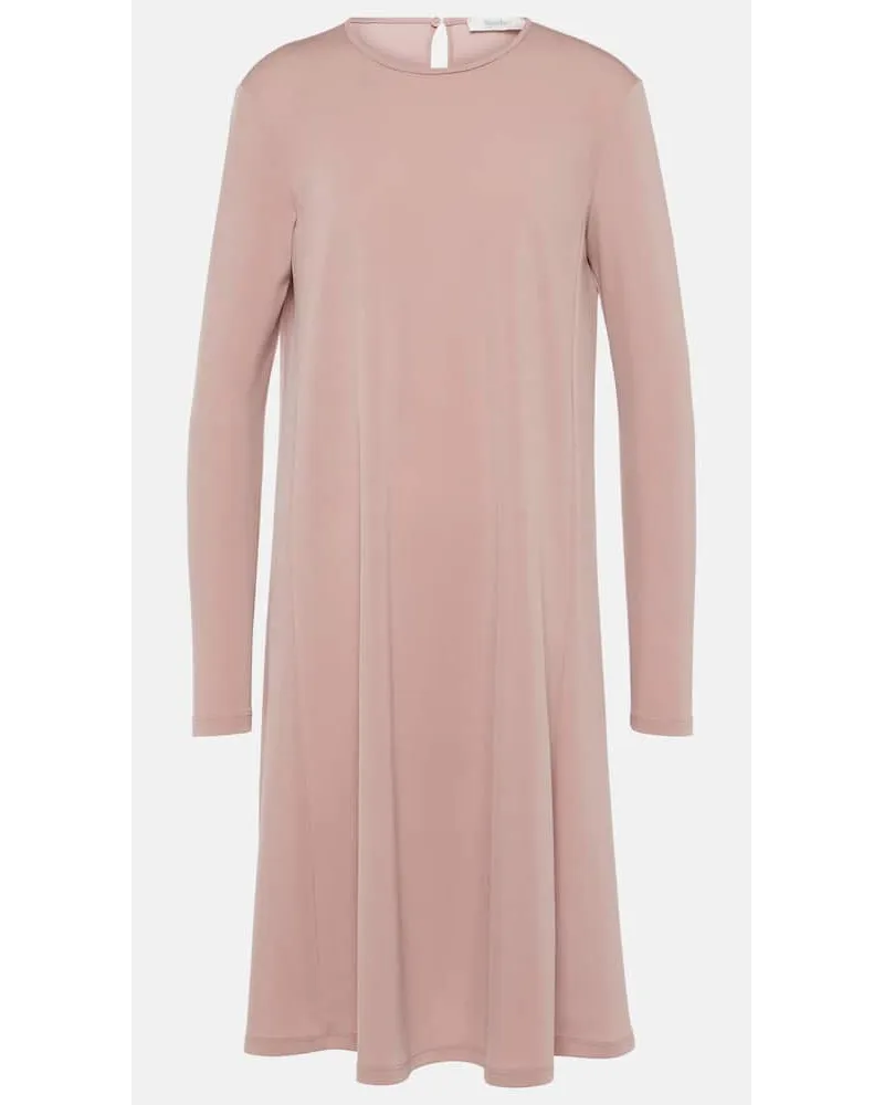 Max Mara Minikleid Quarto aus Jersey Pink