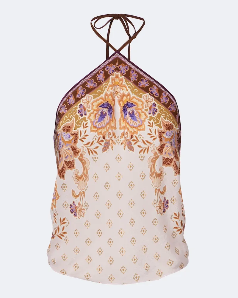 Alexandra Miro Bedrucktes Top Cerys Rosa