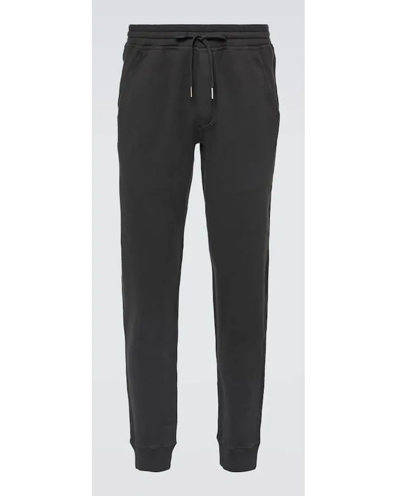 Tom Ford Jogginghose Aus Baumwoll Jersey Schwarz