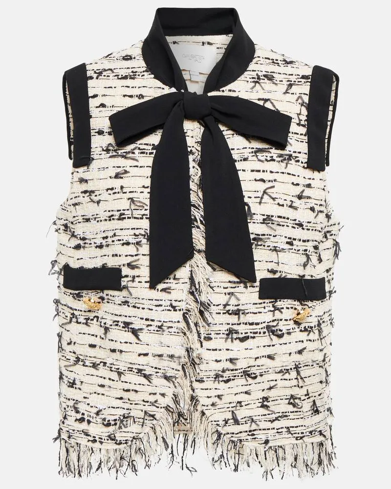 Giambattista Valli Jacke aus Tweed Weiã