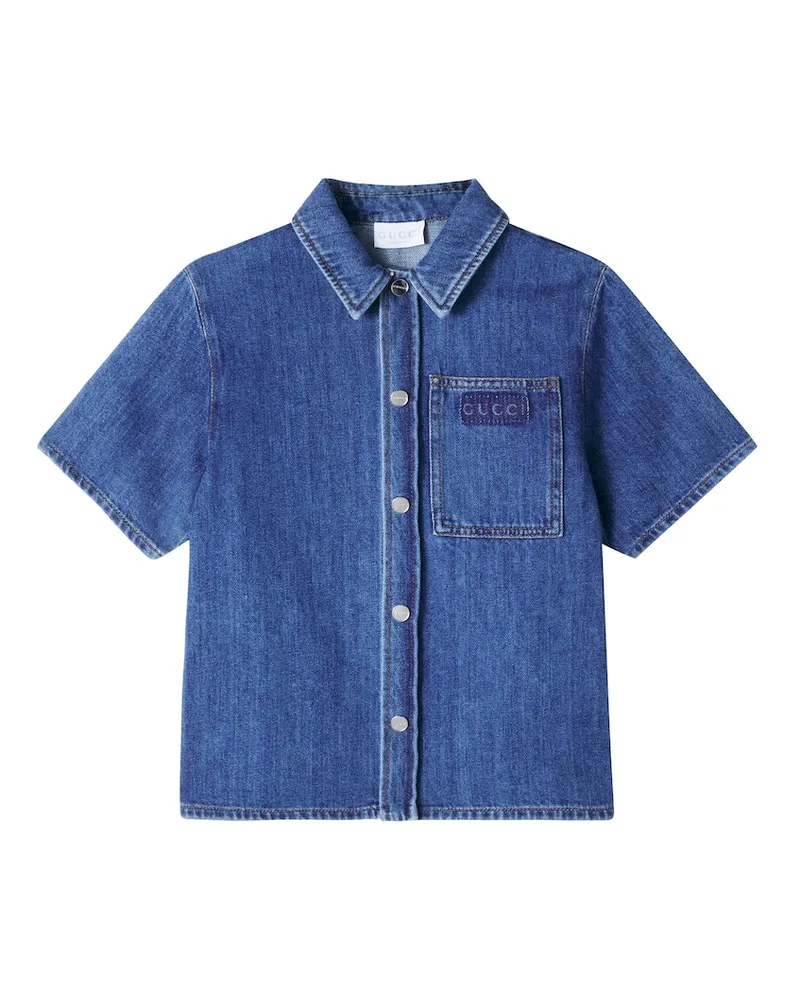 Gucci Jeanshemd Blau