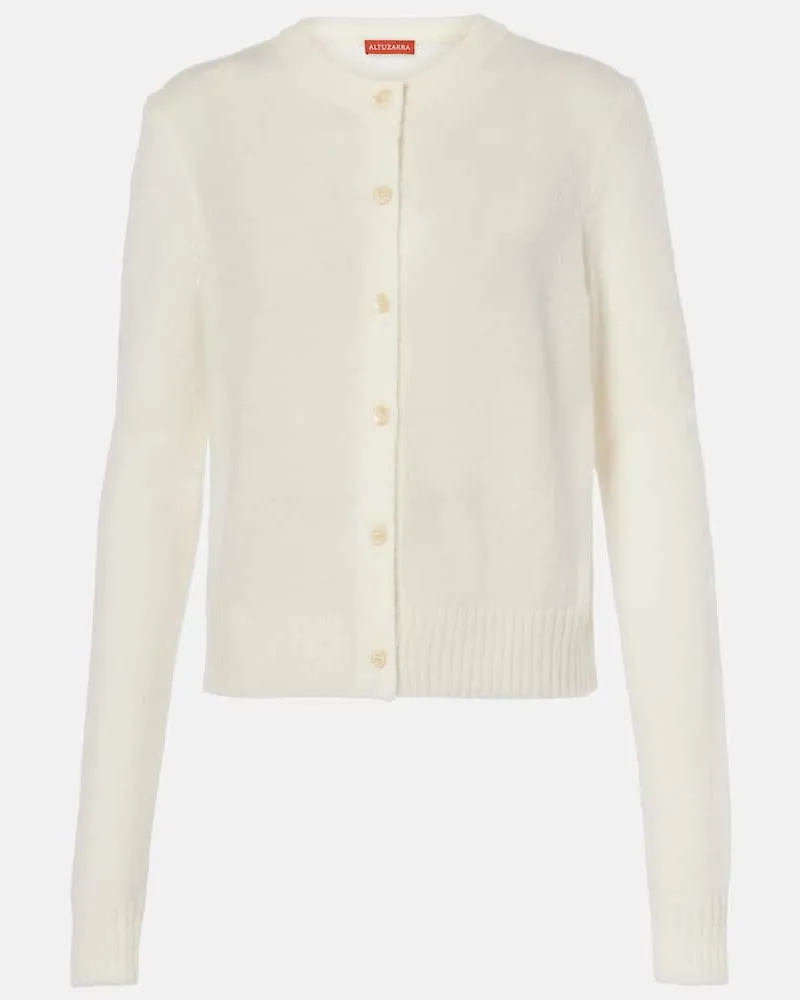 Altuzarra Cardigan Thea aus einem Wollgemisch Weiß