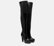 Chloé Verzierte Overknee-Stiefel Lola aus Leder