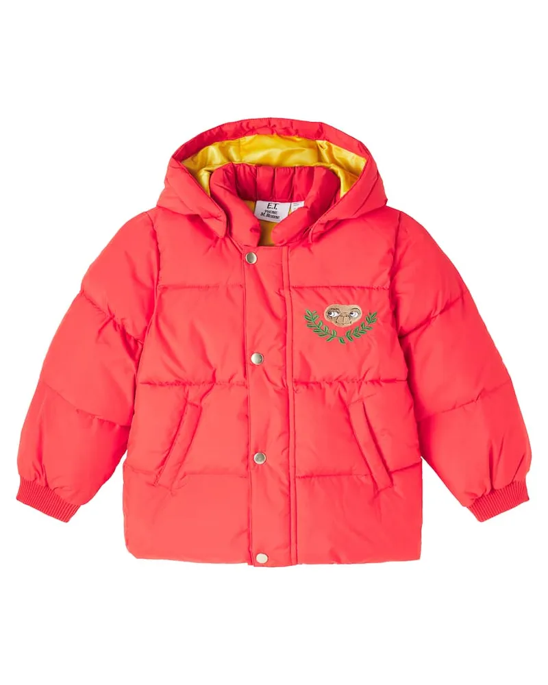 Mini Rodini X E.T. Wattierte Jacke Rot