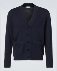 Dries van Noten Cardigan aus Wolle Blau